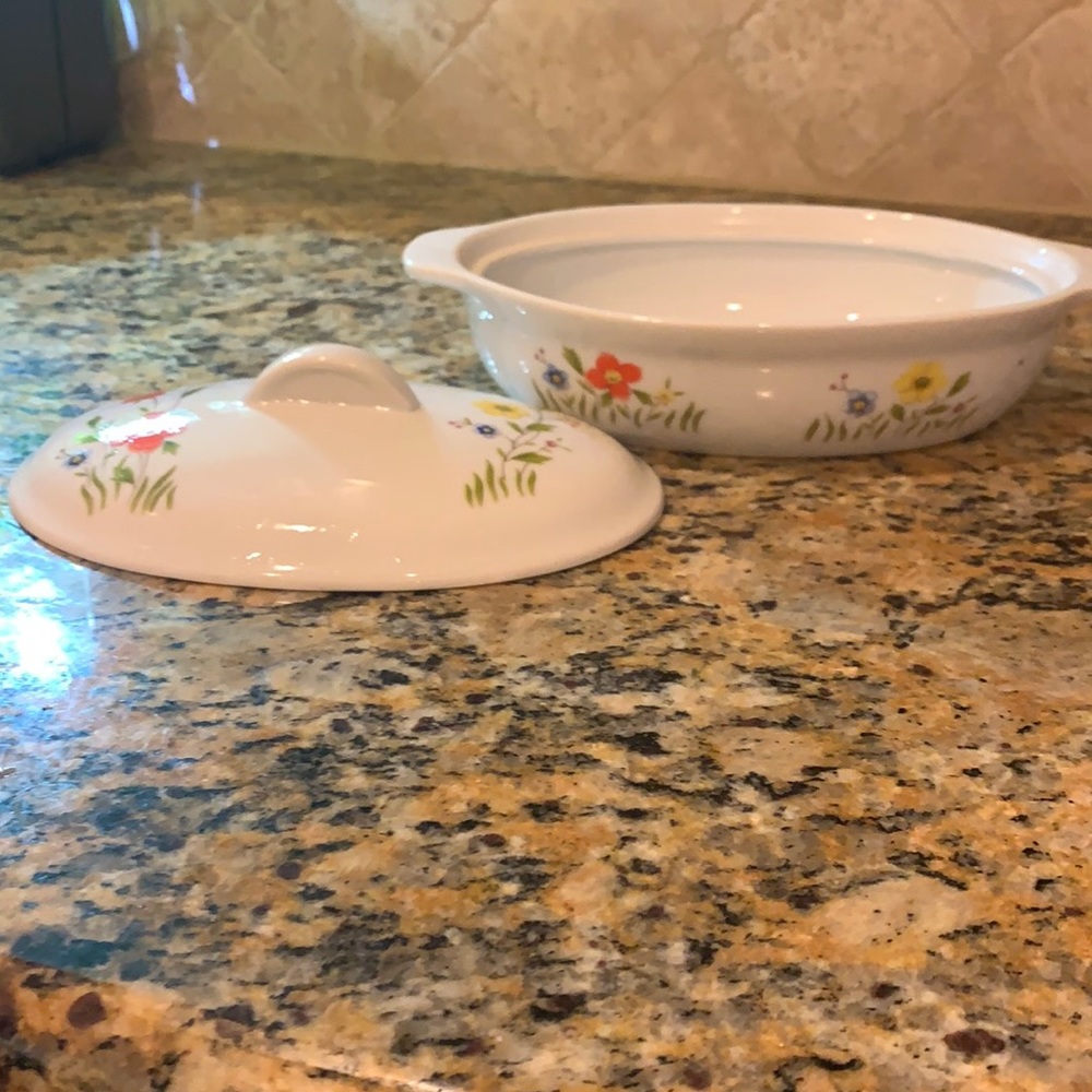 Country flowers by Andrea oven to table cookware